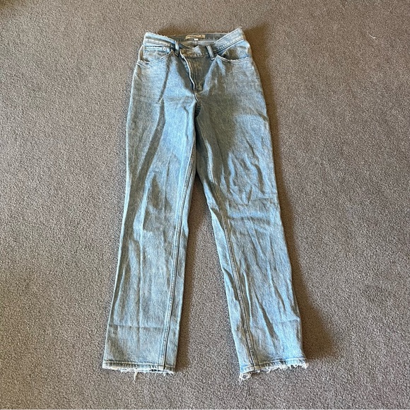 Abercrombie & Fitch curve love 90s straight jeans - Picture 10 of 11